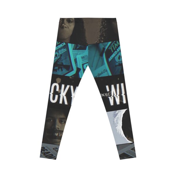 REN.Y.C Wicky (Panels Design) Women's Casual Leggings - Image 2