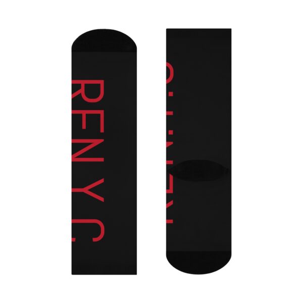 Black REN.Y.C Cushioned Crew Socks - Image 4