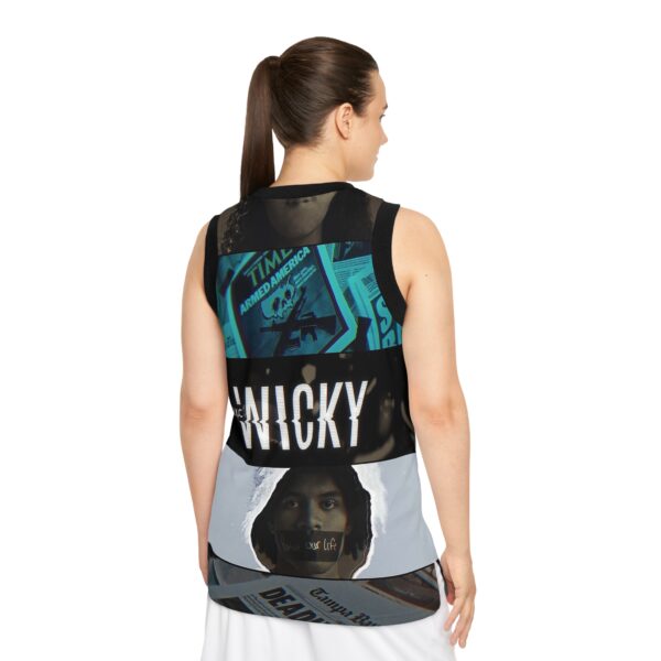 Wicky Unisex Basketball Jersey - Image 4