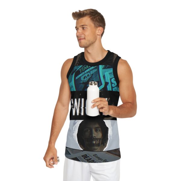 Wicky Unisex Basketball Jersey - Image 2